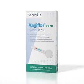Sanavita Vagiflor Care pH Test, 3 Test Sticks: Vaginal pH Test for Home, Self-Test to Detect a Disturbed Vaginal Balance