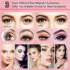 RTRTGS Magnetic Eyelashes, Magnetic Eyelashes Without Eyeliner, No Glue Required,