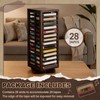 Ripeng Cassette Tape Holder, 28 Capacity 360° Rotating Double Sided