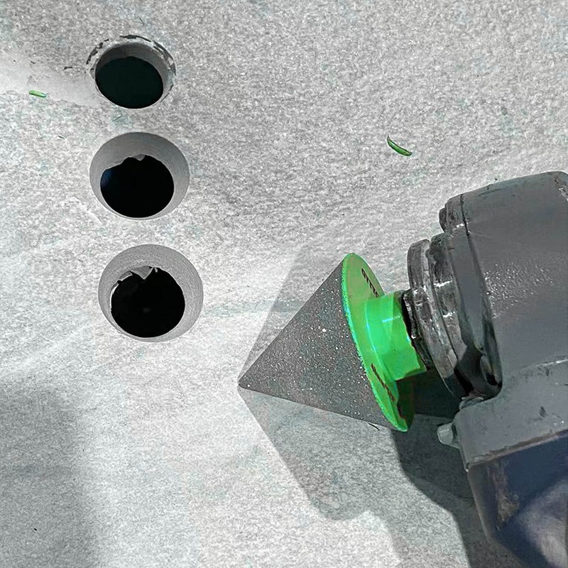 M14 Green Diamond Beveling Chamfer Bit Simple Operation 60° Base