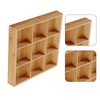 Divided Wooden Tray Multi Compartments Serving Tray for Hot Pot