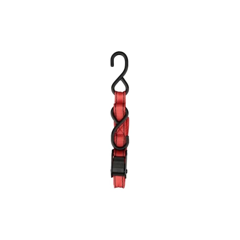 Genérico Eslingas de Matraca con Ganchos, Rojo, 2.54 cm x