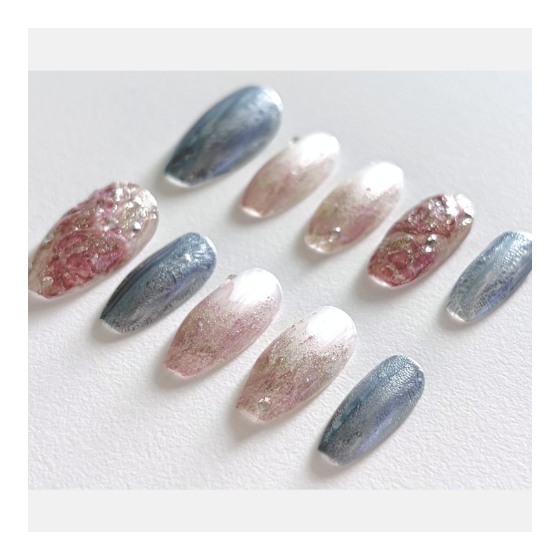 [Fragment] Handmade nail tips - Almond / [파편 Fragment] 수제네일팁
