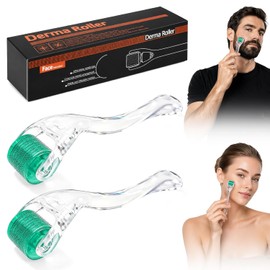 BONTOOLZ 2PZS Dermaroller Rodillo Facial,0.25mm Derma Roller
