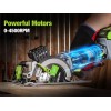 WORKPRO 20V Cordless Mini Circular Saw with 3 Blades 4-1/2"