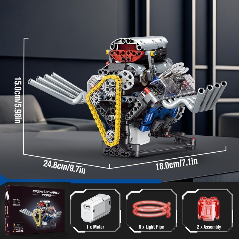 HIGH GODO V8 Engine Kits That Runs, DIY Car Engine