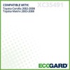 ECOGARD XC35491 Filtro de aire de cabina premium compatible con