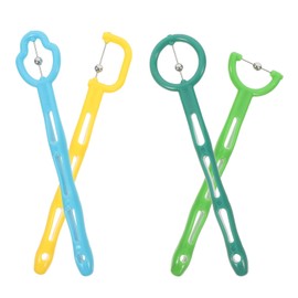 Healvian 5 Sets Tongue Muscle Trainer Tongue Tip Exercise Oral Tools Tongue Tip Flexibility Trainer Mouth Muscle Training Device Tongue Muscle Agility Trainer 4 Pieces x 5