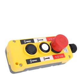 Hoist Button Control, Emergency Stop, Up Down Crane Pendant Switch, with Push Button for Industrial and Automation Control