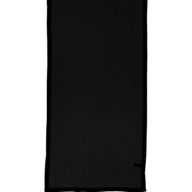 FRAAS Women's stole made of 100% silk, 60 x 180 cm, chic silk scarf for festive occasions, Velvet black