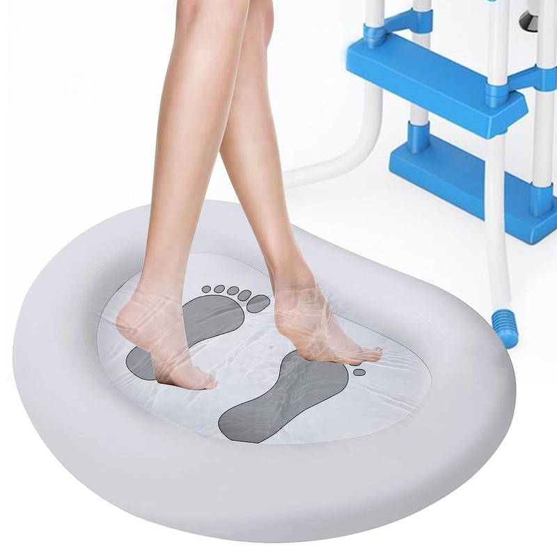 Inflatable Swimming Pool Foot Bath Foldable Foot Soaking Bath Basin