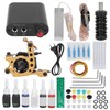 Professional Tattoo Machine Kit Tattoo Power Supply 10 Wraps Complete