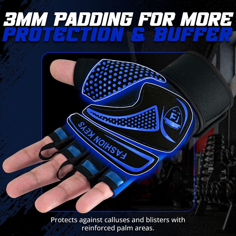 FK by ZM Gym Workout Gloves for Men & Women