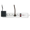 Innovera IVR71652 Surge Protector, 6 Outlets, 4' Cord, 540 J,