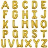40 Inch Big Gold Letter Foil Mylar Helium Balloons Birthday