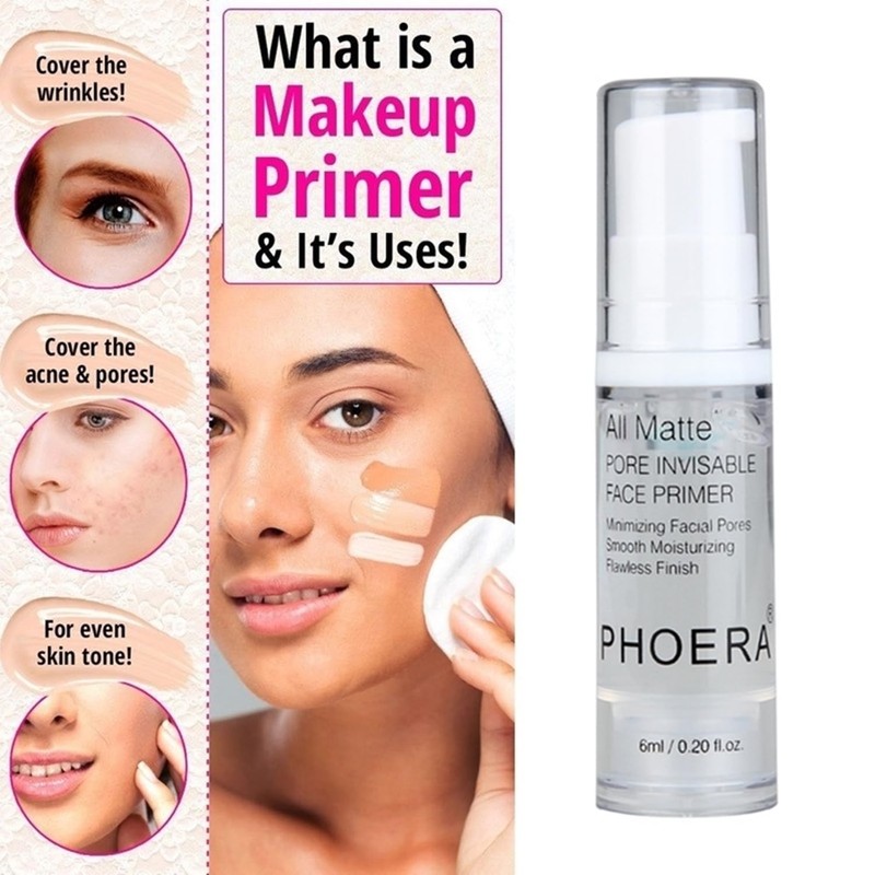 HOPHAT 2Pcs Makeup Primer For PHOERA All Matte Oil Free