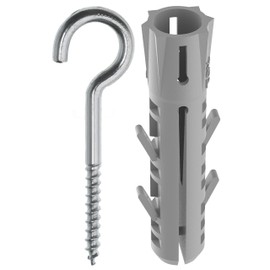 TOX 051701011 - Blíster de 4 Tacos SD 8x40 mm + gancho H-D Forma 1