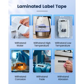 Upwinning Tze 335 Tapes 12 mm Black Compatible with Brother P-Touch Label Tapes Black 12 mm TZe-335, Tze 12 mm Black TZe 335 TZe335 Aze-335 for Brother H100R H105 H100LB D210 E110 E300, Pack of 3