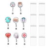 8 Piece Nurse ID Clasp, 8-Piece Card Holder, Nurse ID