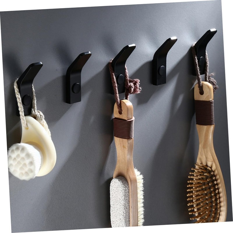 LABRIMP Bathroom Wall Hooks 3 Pack Aluminum Hangers Over The