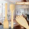 AMFUN 6 Pcs Wooden Utensil Set,Wooden Spoon Cooking Utensils Set