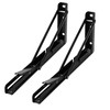 2 Pack 12 Inch Folding Shelf Brackets, OBYFGILY Heavy Duty