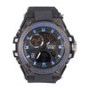 Waterproof Wristwatch Transparent Cover LED Luminous Wristwatch for Gentlemen Black