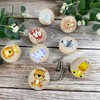Lasyman 8Pack 1.8" Wood Cute Nursery Kids Dresser Unique Cabinet