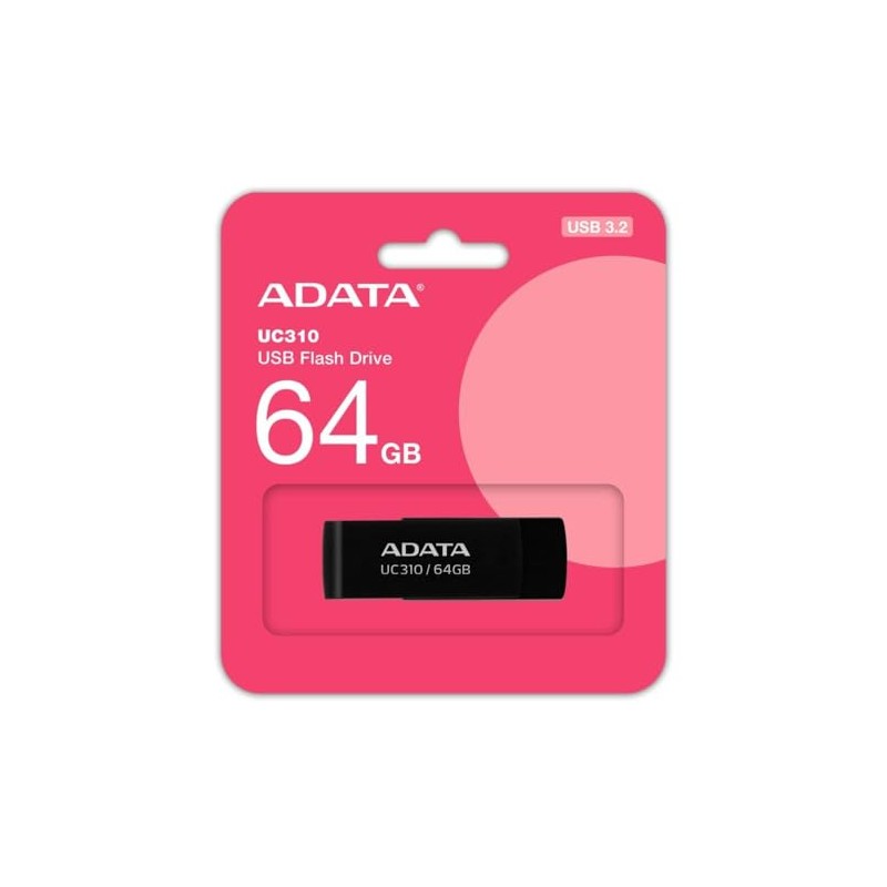 ADATA UC310 64GB USB 3.2 Gen 1 Flash Drive |