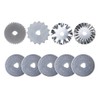 AUTOTOOLHOME 45mm Rotary Cutter Set with 9 Pack Replacement Rotary