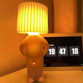 Little Shy Man Creative Lamp, Funny White Elephant Gifts for Adult, Bedside Table Lamp Lamps for Adults, Gag Gifts for Adults, Funny Christmas Valentines Day Gifts for Men