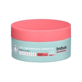 Imbue Curl Empowering Crème Gel, Vegan & Curly Girl Compliant, 200ml Paraben Free For 4A-4C Wavy Coily Hair; Curl Cream for Curly Hair, Edge Control Gel, Baby Hair Styler, Curl Enhancing Style Gel
