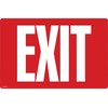 COSCO Glow-In-The-Dark Safety Sign, Exit, 12 X 8, Red