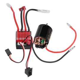 RC Brushed Motor ESC, 540 Brushed Motor 360A ESC with T Plug Upgrade Accessories Fit for Tamiya 1/10 RC Car Model (55T)