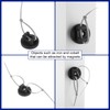 Yookeer Magnetic Zip Tie Mount Base Black Magnetic Cable Clips