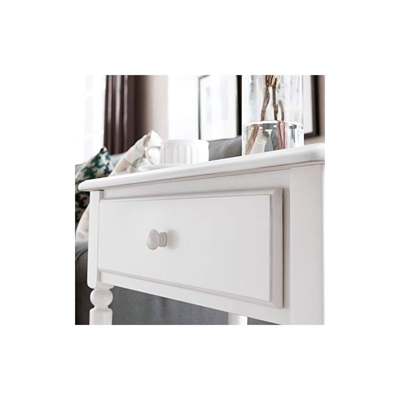 Leick Coastal Notions Nightstand, White