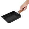 Tamagoyaki Rectangular NonStick Saucepan Black Practical Frying Pan Kitchen Supplies