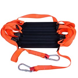 Emergency Fire Escape Ladder, 9.8 Feet - 2 Story Homes, Reusable Safety Extension Rope Ladder for Home Window, Balcony, Railing, Tree House