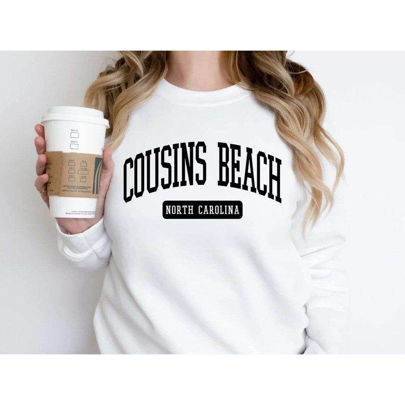 VisionSwipe Cousins Beach North Carolina Crewneck Sweatshirt - TSITP Sweater