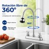 Grifo Mezclador Para Fregadero Flexiblellave De Cocina