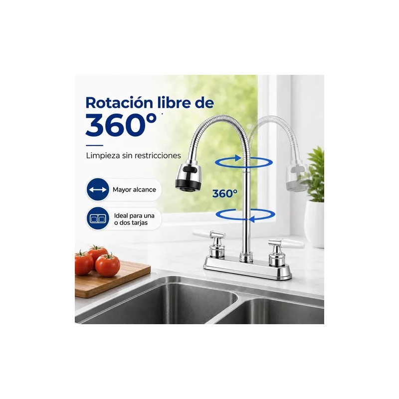 Grifo Mezclador Para Fregadero Flexiblellave De Cocina
