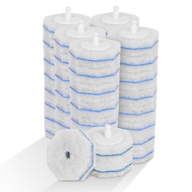 50pack Disposable Toilet Brush,Disposable Toilet Brush Head. Compatible with Clorox Toilet Brushes,Thicker Toilet Bowl Cleaner Refill Pads, Cleaning Heads Brush