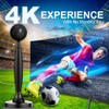 Peakloong Enhanced 4K/1080P HD TV Antenna, Omnidirectional, Amplifier Included, Indoor/Outdoor,