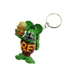 rattofinku Rat Fink Keychain Hamburger KH – rkf024rf – Mon