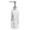 Bodico White 3-Piece Marble Bathroom Accessory Set