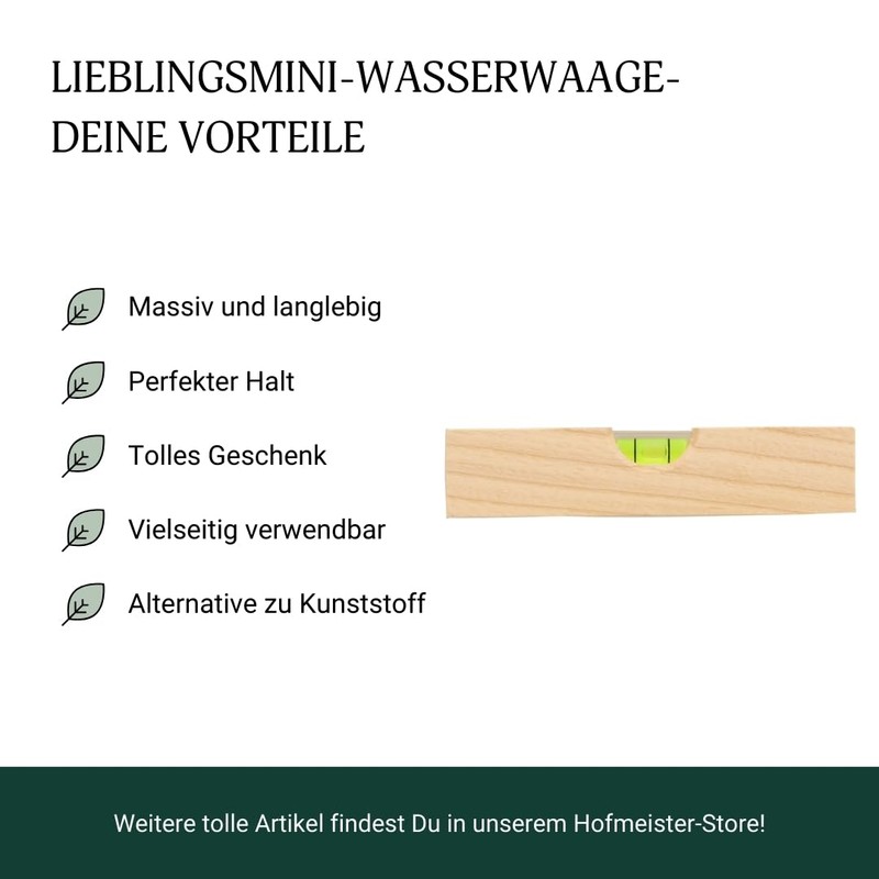 Hofmeister Spirit Level