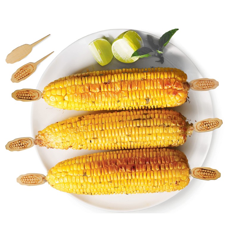 RSVP International Corn On The Cob Holders/Appetizer Picks Set Protect