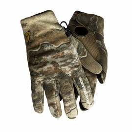 SCENTBLOCKER Adrenaline Midweight Fleece Camo Hunting Gloves (RT Excape, X-Large)