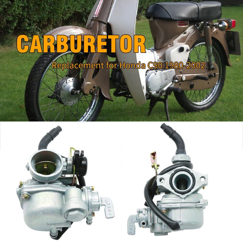 Ollanoos Carburetor Carb, Carburettor Motorcycle, Carburettor Kit Replacement for Honda