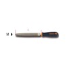 Beta 17190027 Model 1719Bm A6/M Half Round Second Cut File, Plastic Handles, 6"/150mm